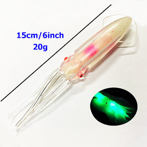 Soft Plastic squid Lures 6 Inch - Mongrel Fishing Tackle