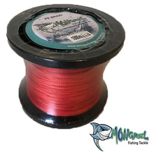 Load image into Gallery viewer, Braided line was one of the of earliest types of fishing line, and in its modern incarnations it is still very popular in some situations because of its high knot strength, lack of stretch, and great overall power in relation to its diameter.