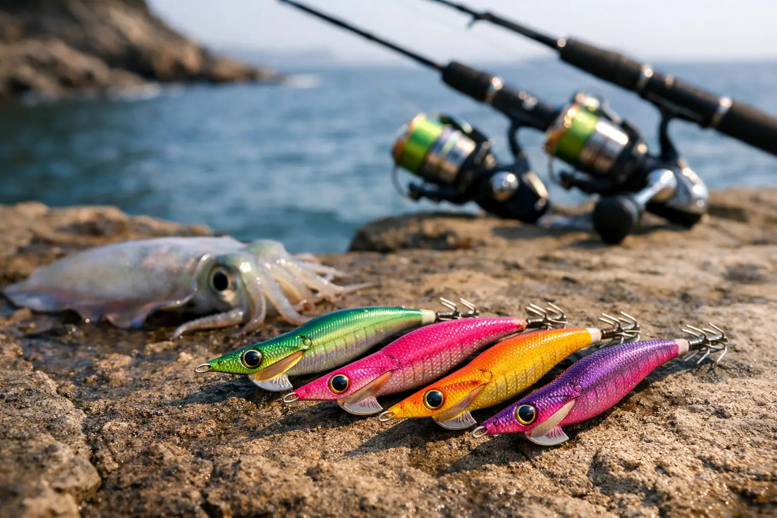 Squid Jig Colours for Calamari That Get Bites