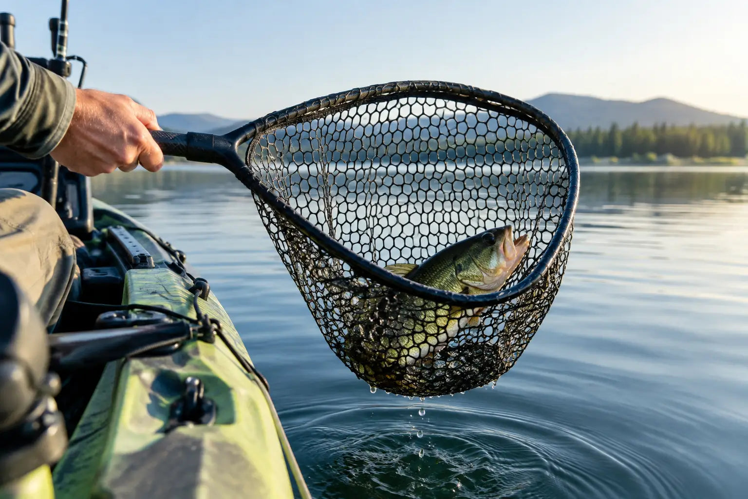 Choosing a Landing Net for Kayak Fishing