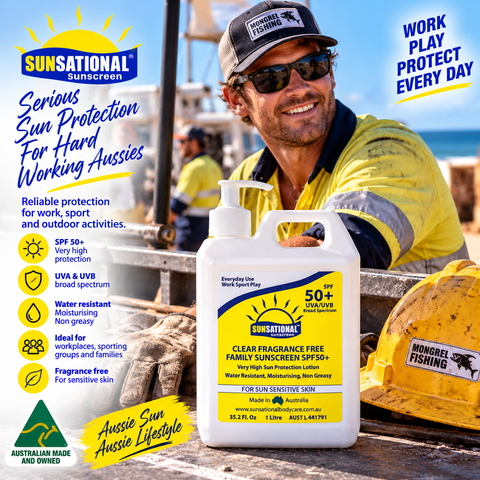 Sunsational SPF 50+ Sunscreen 1L Pump Tub