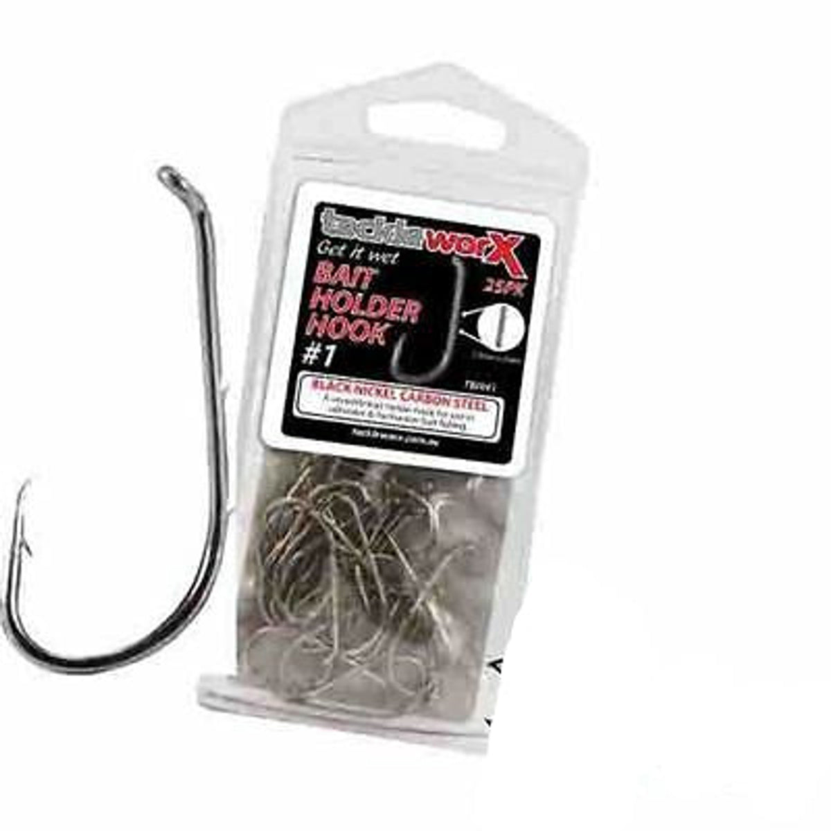 NEW 25 x SIZE 1 Chemically Sharpened BAIT HOLDER Fishing Hook Fishing Tackle.