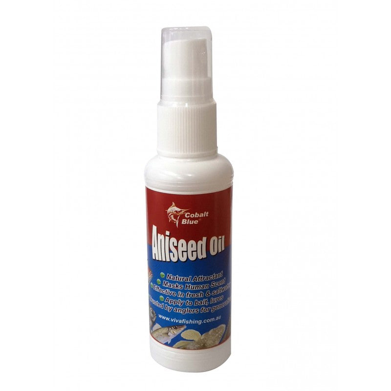 Aniseed Oil Spray 30ml bottle for attracting fish and enhancing bait effectiveness.