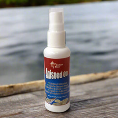 Aniseed Oil spray bottle designed for attracting fish and enhancing bait effectiveness.