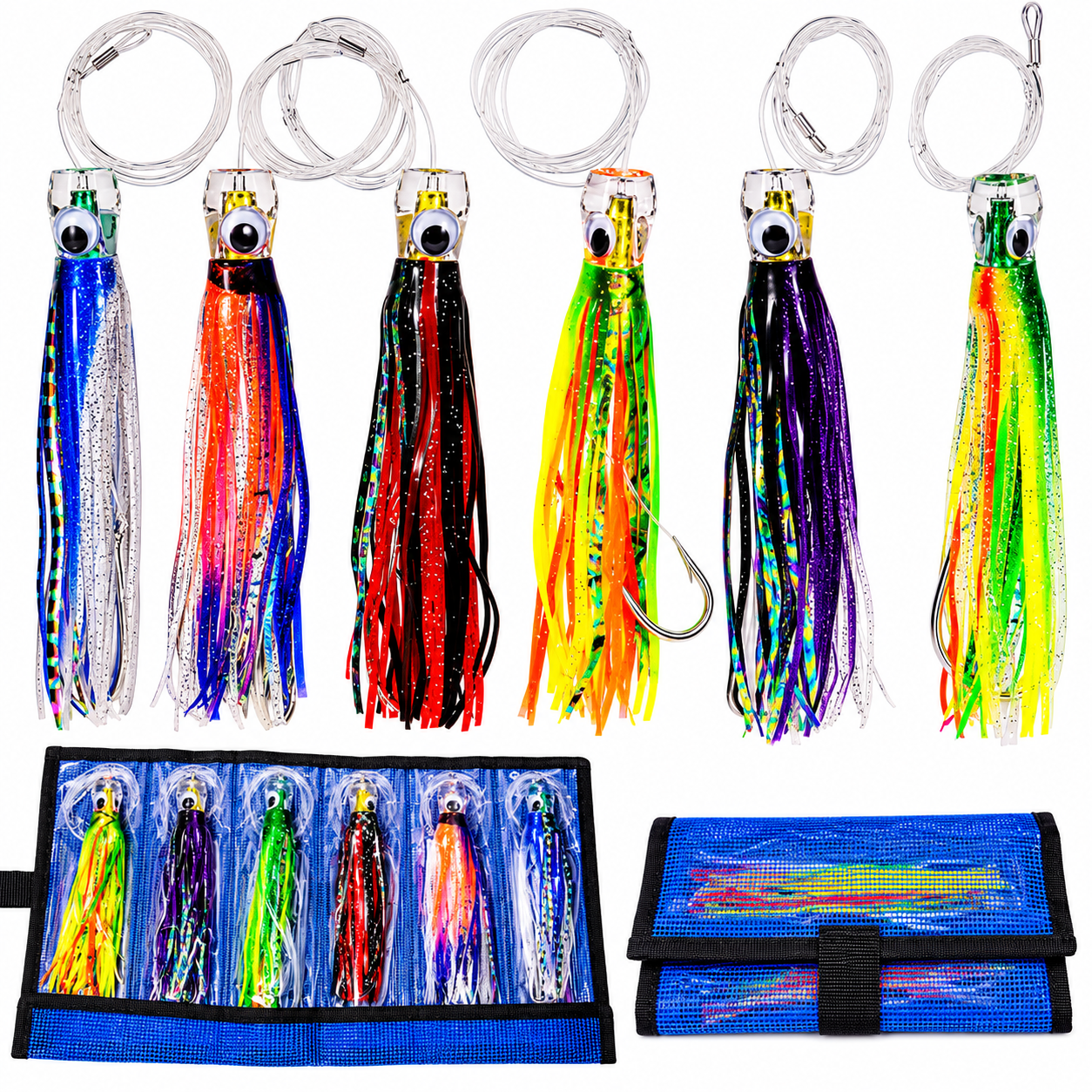 6.5-Inch Big-Game Trolling Lures for Marlin and Tuna