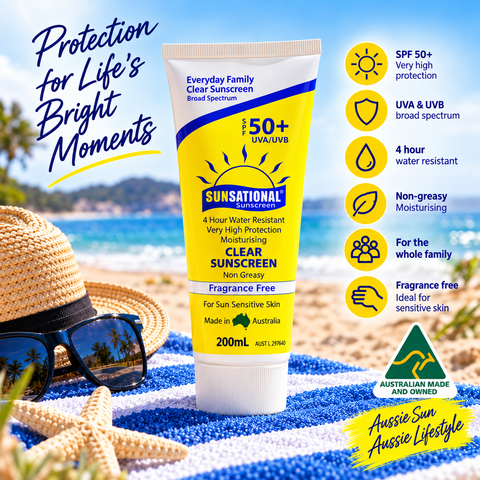 Sunsational SPF 50+ Sunscreen 200mL Tube