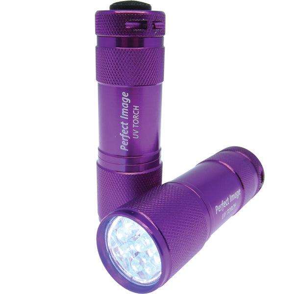 LED UV torch for charging glow squid jigs