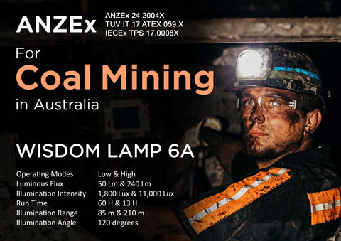 Wisdom 6A Mining Lamp