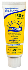 Sunsational Everyday Family Clear SPF 50+ Sunscreen 20mL Tube