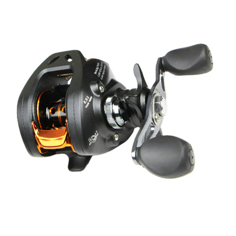 The bait caster fishing reel offers anglers a high degree of accuracy, essential when working lures around snag infested areas. It has a low profile design that fits comfortably in your hand enabling you to fish all day long.