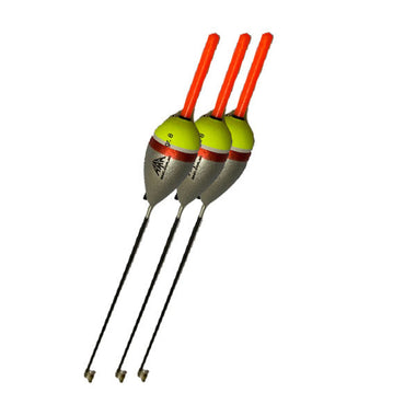 Top Quality 8 Gram float set of 3  Great for Gar Fish, herring and a wide variety of surface fish.  21cm total length
