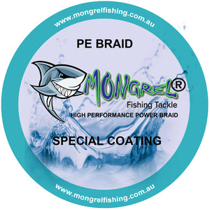 Braid Fishing Line 500M Squid Ink Black - Mongrel Fishing Tackle