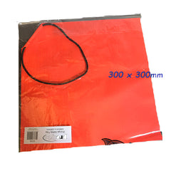 New ORANGE SAFETY FLAG BOAT Hi Vis FLAG TOWING SAFETY FLAG 300MM X 300MM - Safety Flag