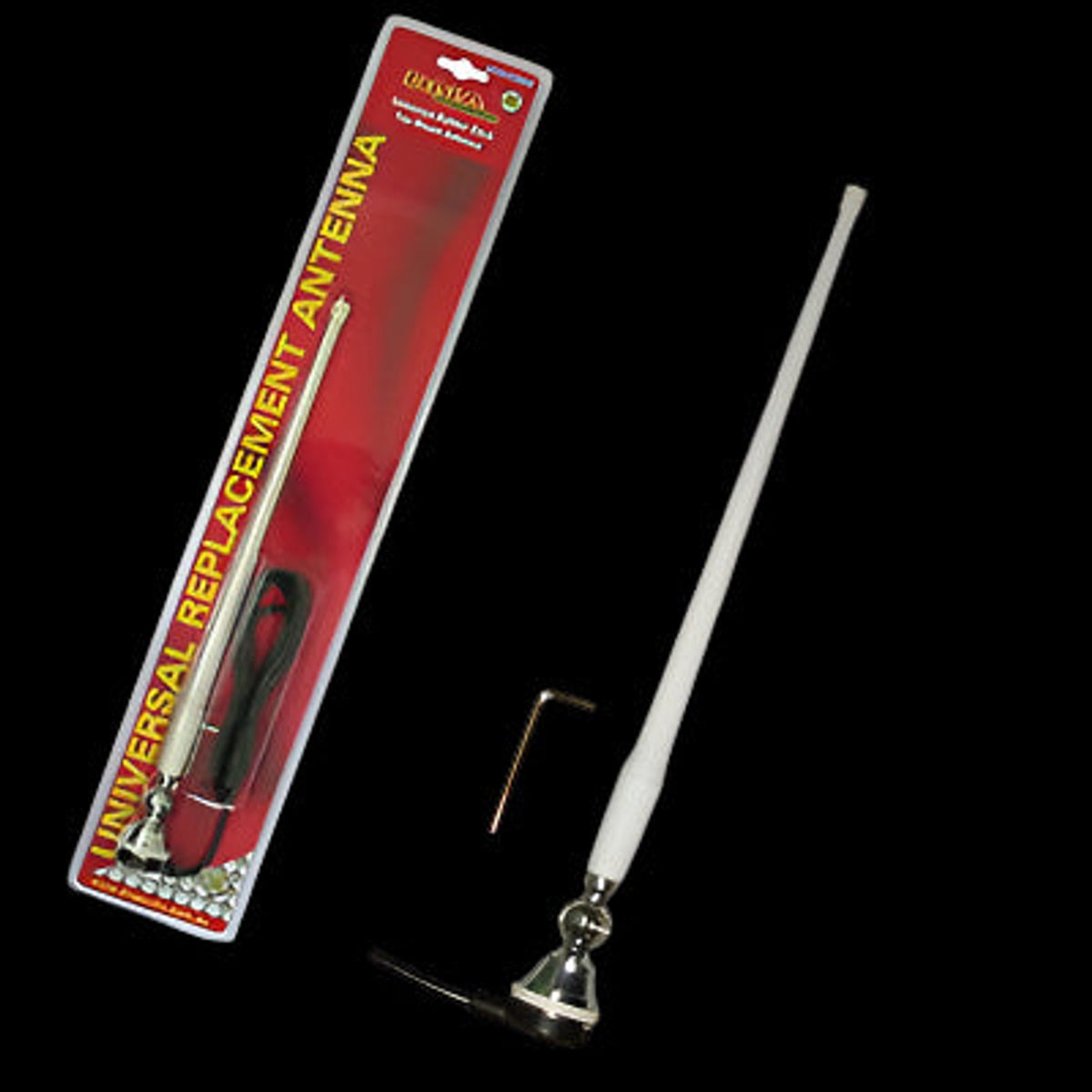 NEW WHITE RUBBER DUCK BOAT AM FM AUDIO SUIT MARINE RADIO ANTENNA BOAT NEW AERIAL - Rubber Duck White