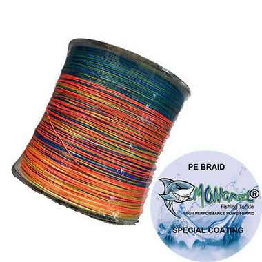 New Braid Fishing Line 10LB 500M Mongrel Fishing Tackle Braid Multi RRP $35 - Mongrel Braid