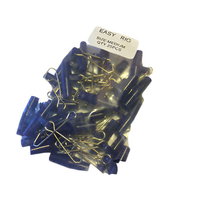 NEW 25 x Fishing Easy Rigs, Fishing Tackle Hooks, Sinker Clip