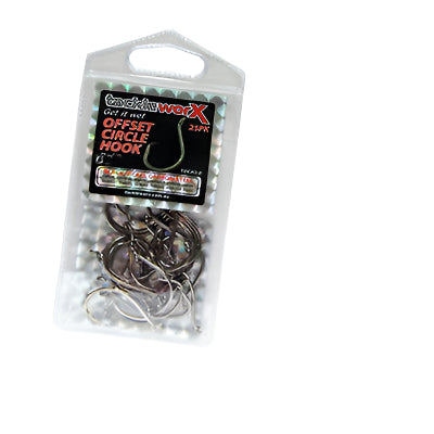 NEW 15 x 6/0 Chemically Sharpened Offset Circle Fishing Hooks