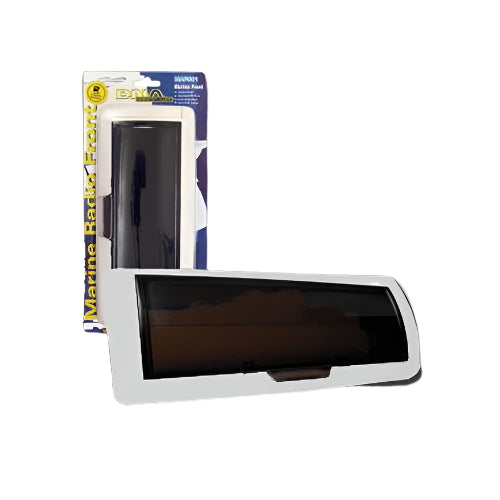 NEW MARINE WATERPROOF HEAD UNIT CASE COVER FRONT BOAT STEREO WHITE - HEAD UNIT CASE COVER