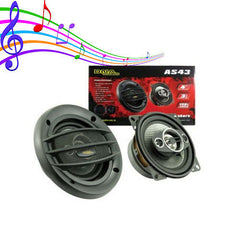 New Flush Mount 4 Inch 3 Way Speakers 1 Pair 120 Watts Brand New Car Van 4WD