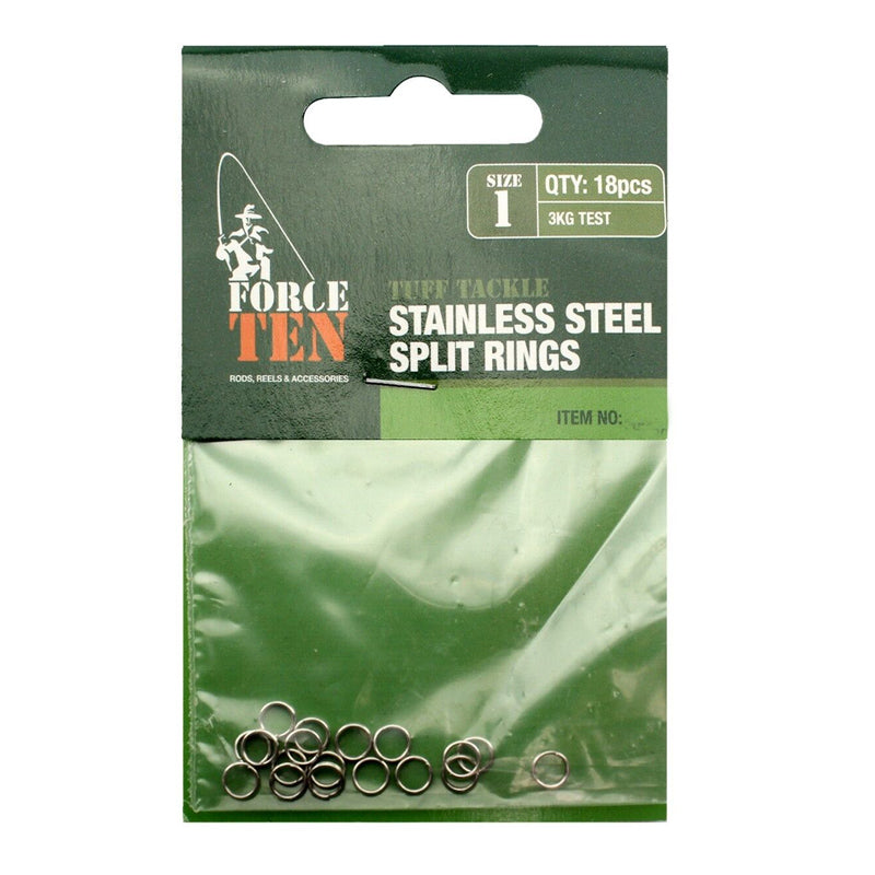 Stainless Steel Split Rings - Mongrel Fishing Tackle