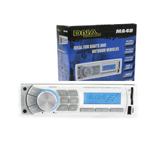 Load image into Gallery viewer, DNA AUDIO Marine Bluetooth USB/SD MP3 Player with AM/FM tuner and AUX audio input XXX