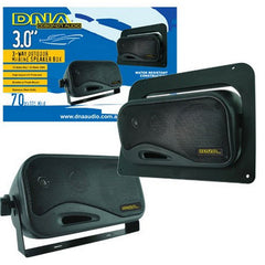 NEW MARINE SPEAKER BOX BLACK 1 PAIR BRAND NEW BOX SPEAKERS Car Caravan 4WD - Box Speakers