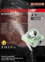 Wisdom 3A Mining Lamp - Mongrel Fishing Tackle