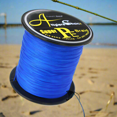 Anglers Choice Braid Fishing Line 500M Mongrel Fishing Tackle Braid Blue - 10LB - 20 LB - 30 LB - 40 LB - 50 LB - 60 LB - 80 LB - 100 LB