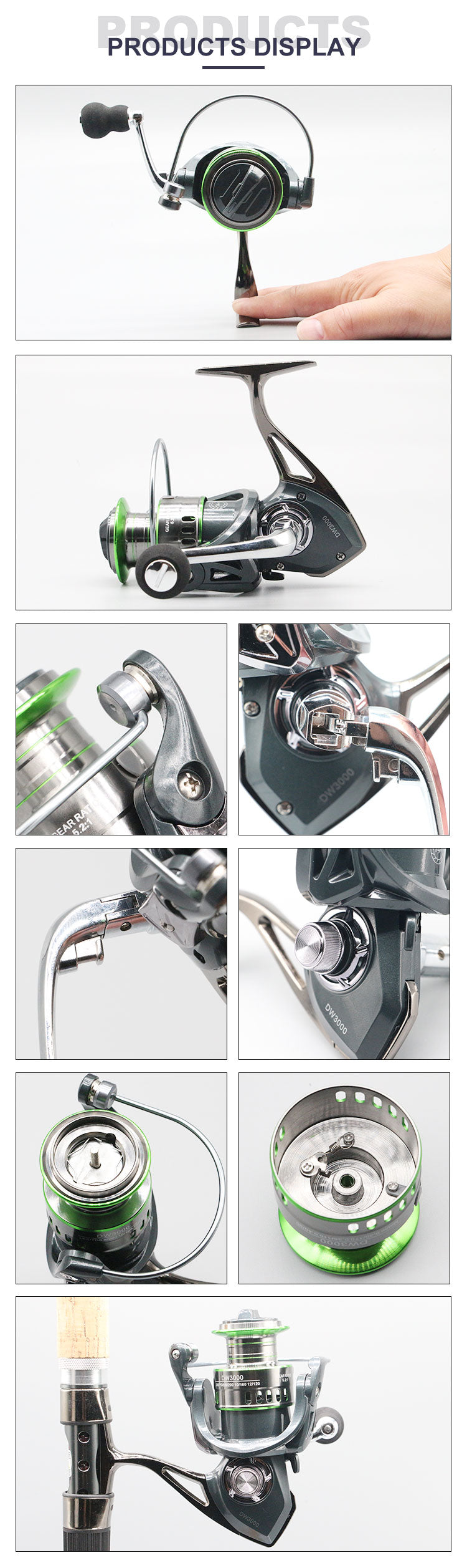 Spinning Reel 7000 Series DW - Mongrel Fishing Tackle