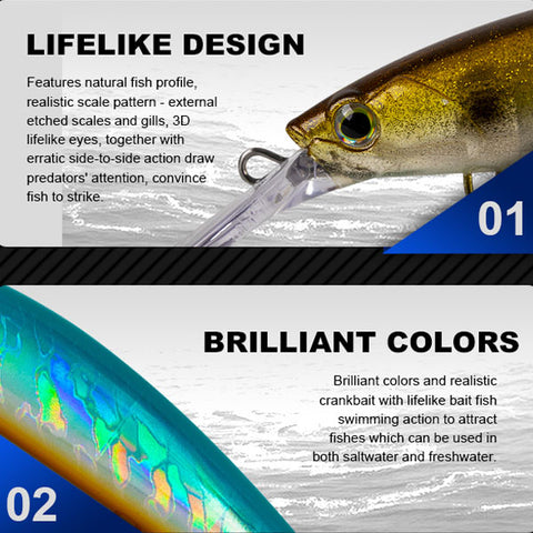 Target Lure 110mm Minnow - Mongrel Fishing Tackle