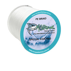 New Braid Fishing Line 500M Mongrel Fishing Tackle Braid White