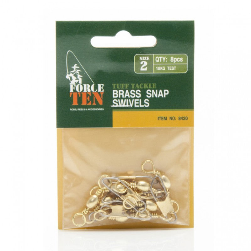 Brass Snap Swivels - Mongrel Fishing Tackle