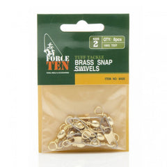 Brass Snap Swivels - Mongrel Fishing Tackle