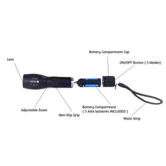 Outdoor Torch Super Bright Light - Mongrel Fishing Tackle